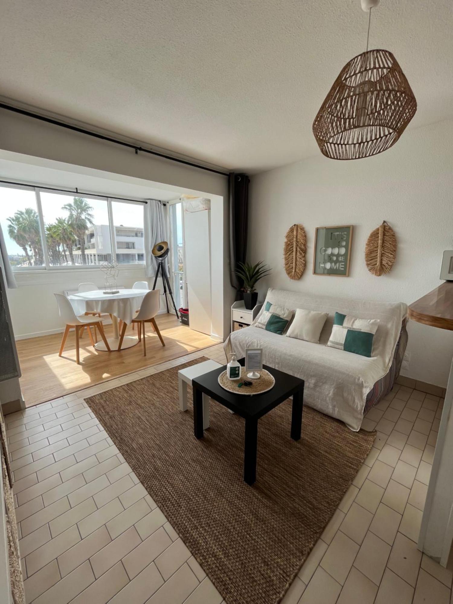 T2 Vue Panoramique Sur Mer Quartier Des Quilles Sète Extérieur photo